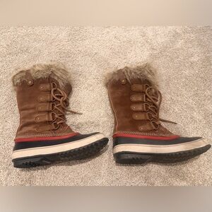 SOREL JOAN OF ARCTIC™ Women's Waterproof Boot Brown Fur-Lined Winter Boots